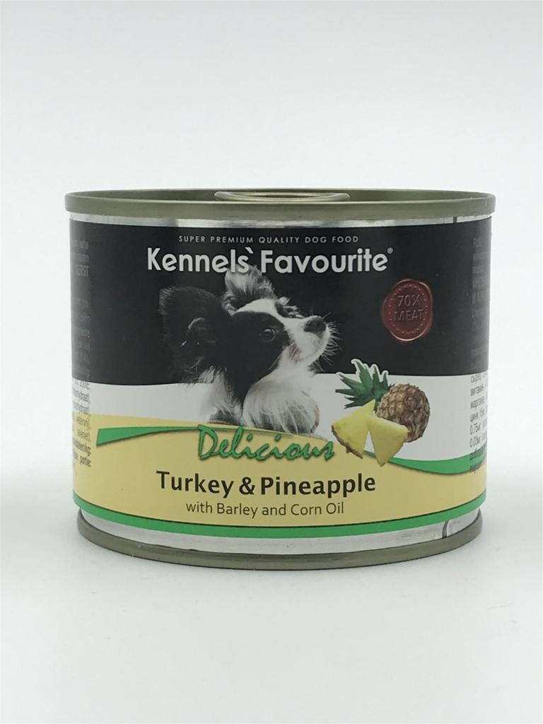 Kennels Favourite Turkey&Pineapple 200gr